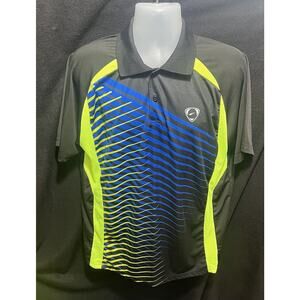 Sport‎ Dri Multi Colored 100% Polyester Polo Men Size 2XL